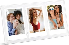 3-Grids Small Photo Frame for Fujifilm Instax Mini 12/11/99/7+/EVO/Mini Link 3/2