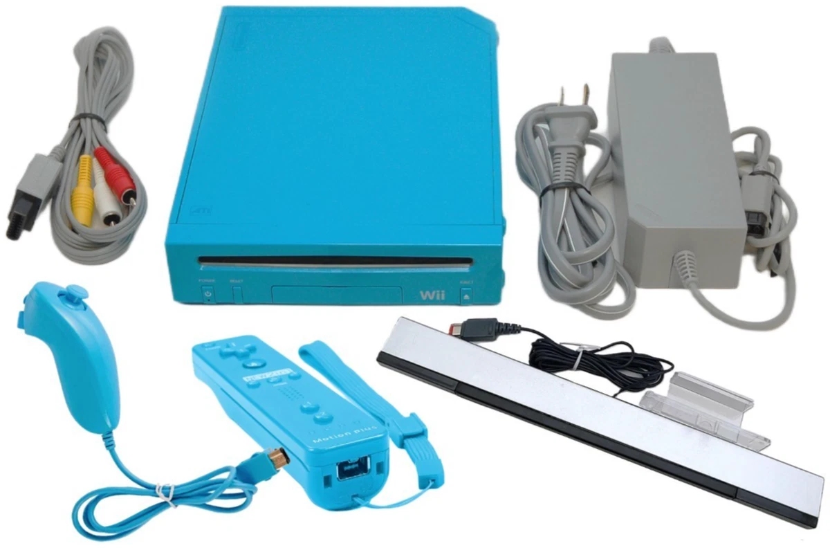 Wii　ホームゲーム Nintendo Wii Blue Video Game Home Consoles for sale | eBay