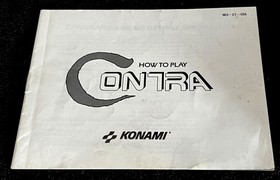 1987 CONTRA &bull; WORKING w/VINTAGE BOX & INSERTS &bull; VINTAGE NES NINTENDO VIDEO GAMES