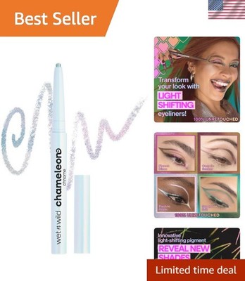 Chameleon Chrome Eyeliner, Waterproof and Smudge-Proof, Multichrome Color Shi...