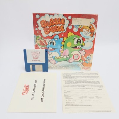 Bubble Bobble - Atari ST 3.5'' Floppy Rare Vintage Video Game Taito - USA Seller