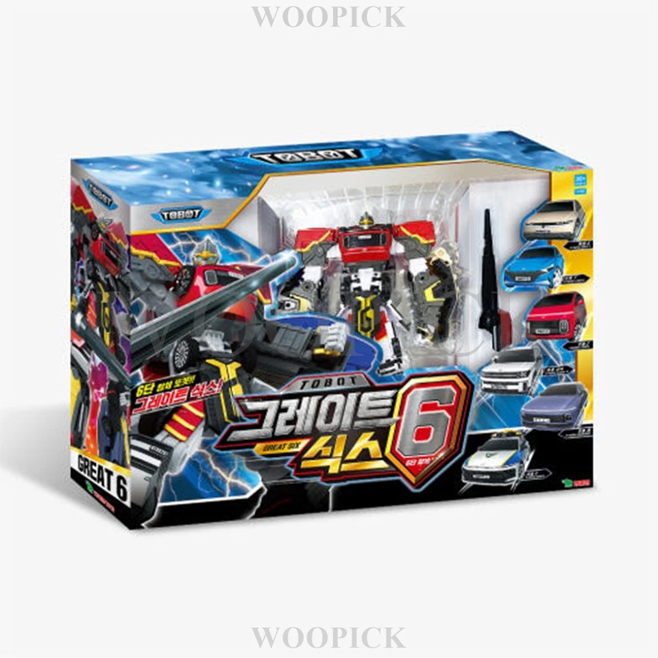 TOBOT GREAT SIX 6-Car Combine Integration Transformer Robot Korean Toy 2025 - Image 2 of 4