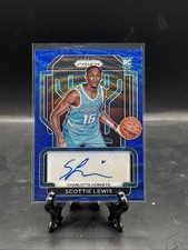 2021-22 Panini Prizm Scottie Lewis Rookie Auto Autograph Blue Wave Prizm