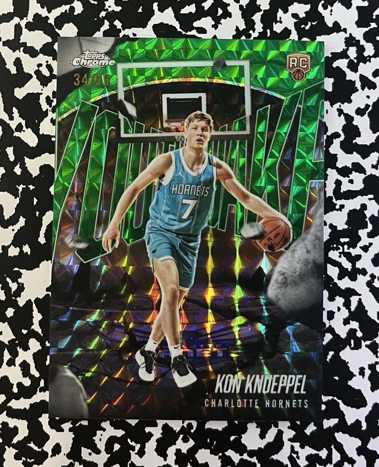 2025-26 Topps Chrome Kon Knueppel #YQ-4 Youthquake Green /99 (RC)