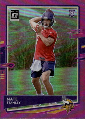 #ad 2020 Donruss Optic Nate Stanley #150 Pink Minnesota Vikings 34P $1.86