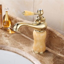 RUBINETTO MISCELATORE EFFETTO MARMO  MONOCOMANDO BAGNO CASA ORO 61073