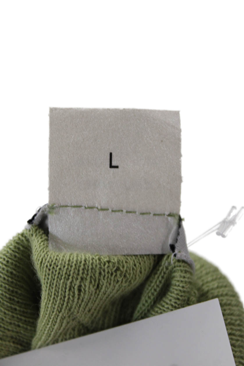 John Patrick Women Basic Polo Green Collared Butt… - image 5