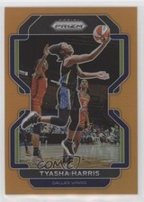 2022 Panini Prizm WNBA Orange Prizm 21/49 Tyasha Harris #126 00zd