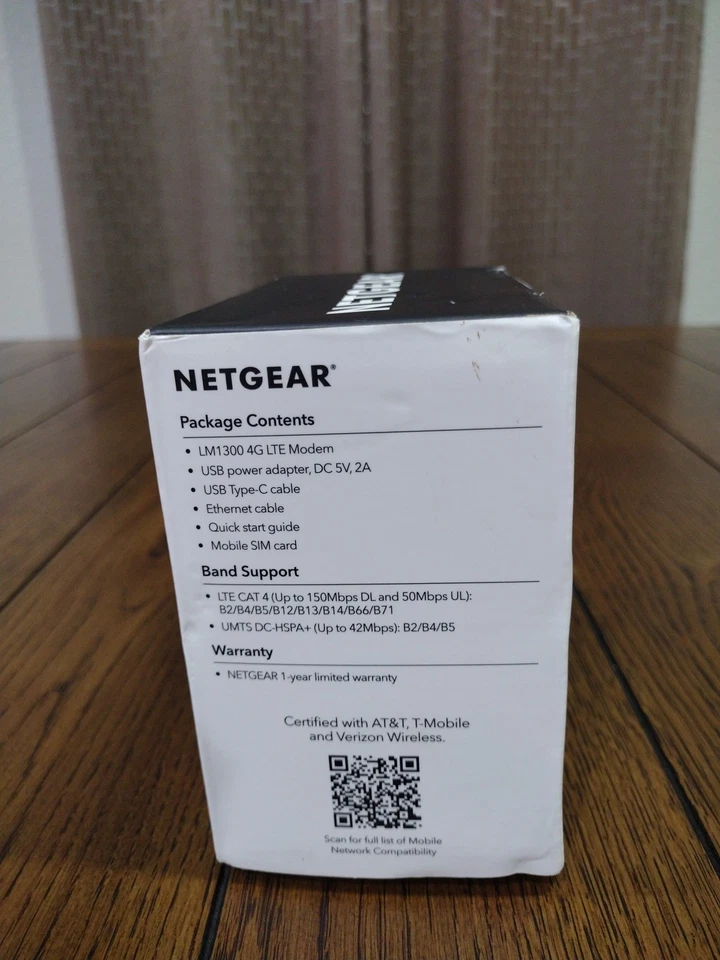 NETGEAR 4G LTE Broadband Modem (LM1300)Certified with AT&T, T-Mobile and Verizon - Image 3 of 4