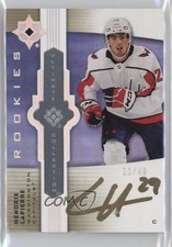 2021 Ultimate Collection Emblems Rookies Gold 11/49 Hendrix Lapierre Auto 0l2r