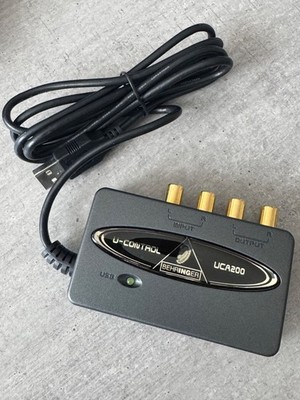 Behringer UCA200 Control USB Audio Interface 2-Channel Stereo