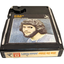NEW PADS&SPLICE! JOHNNY RIVERS Slim Slo Slider 1970 A- 8-track cartridge