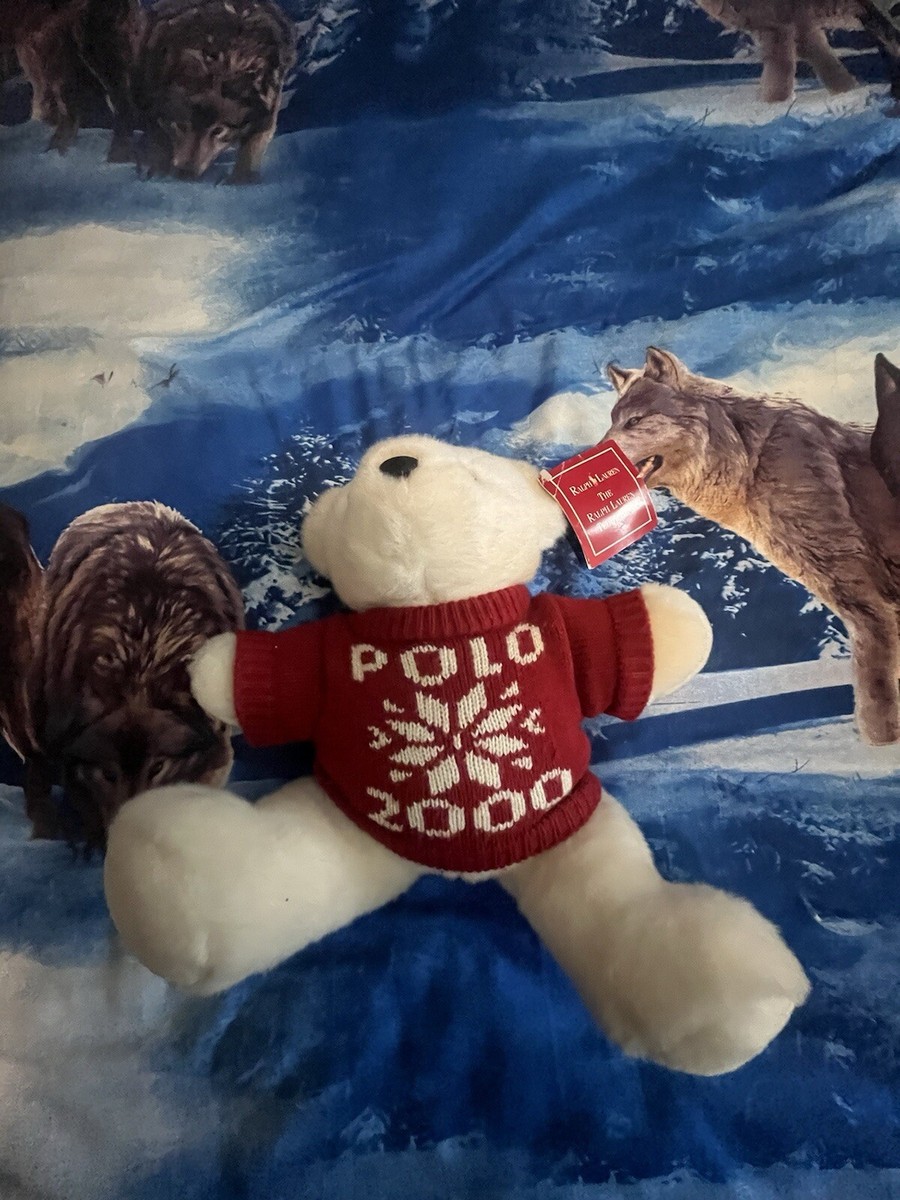 New Ralph Lauren (Polo 2000 Knitwear) Teddy Bear | eBay UK