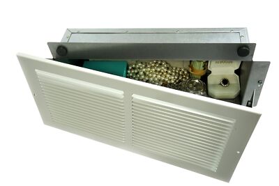 Hidden Wall Safe Hidden as Air Vent in Plain Sight Secures Jewelry Valuables ...