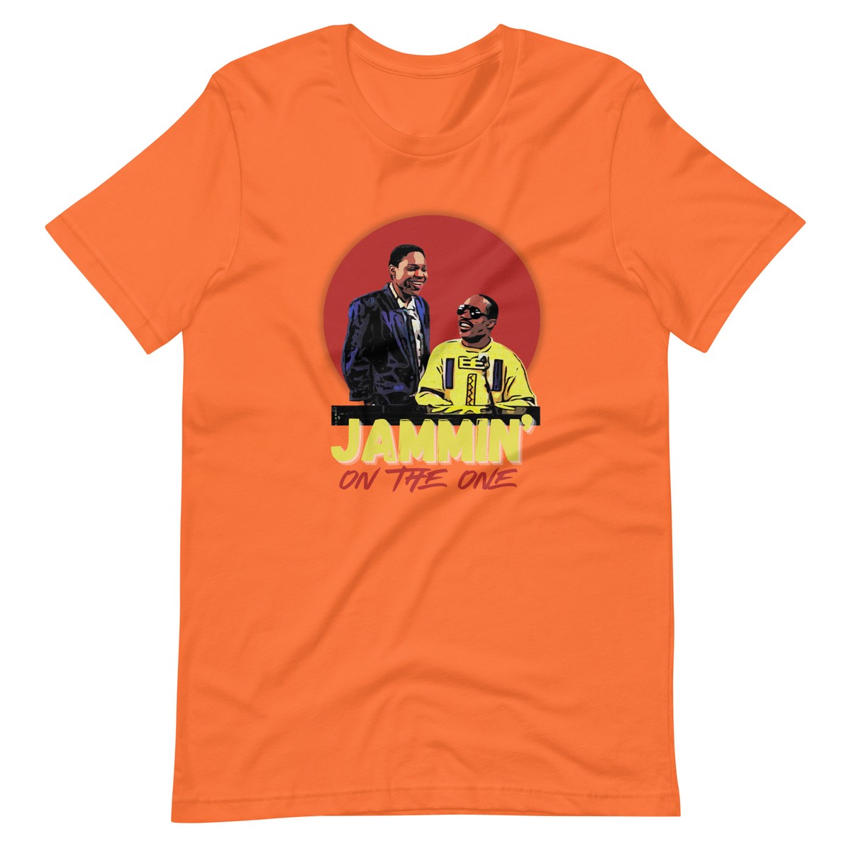 Jammin' on the One T-Shirt Cosby Show Theo Huxtable Stevie Wonder
