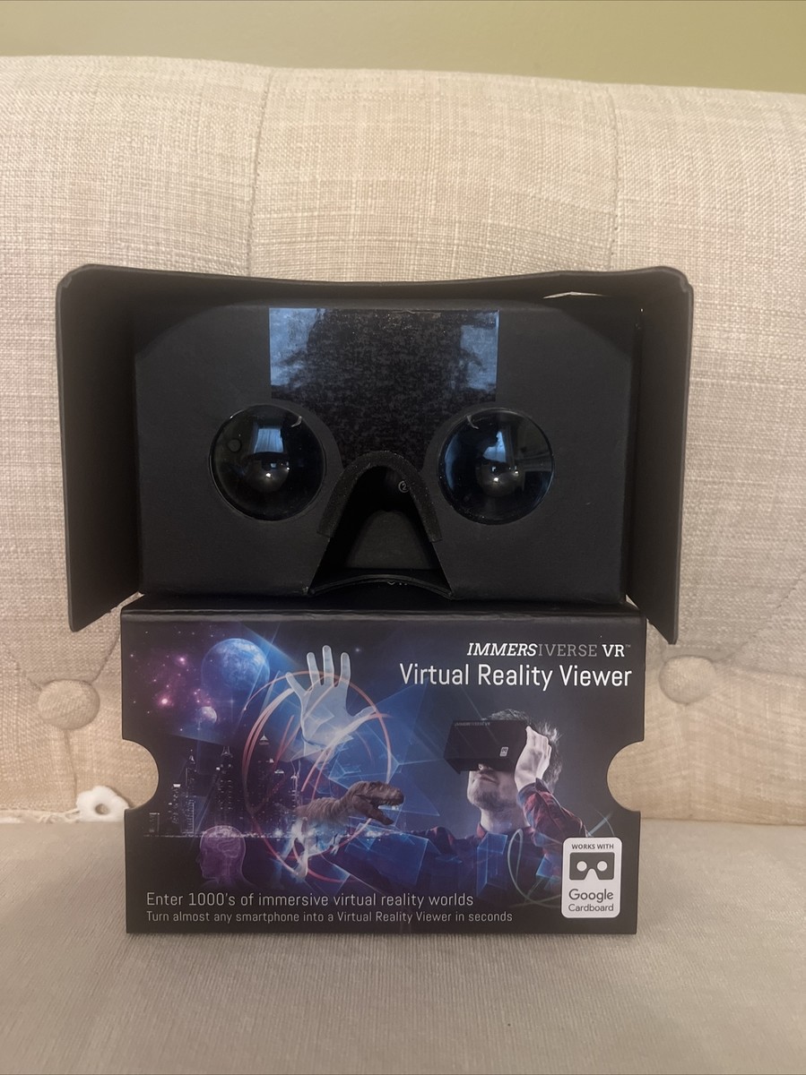 Immersiverse Google Cardboard Virtual Reality VR Viewer NEW