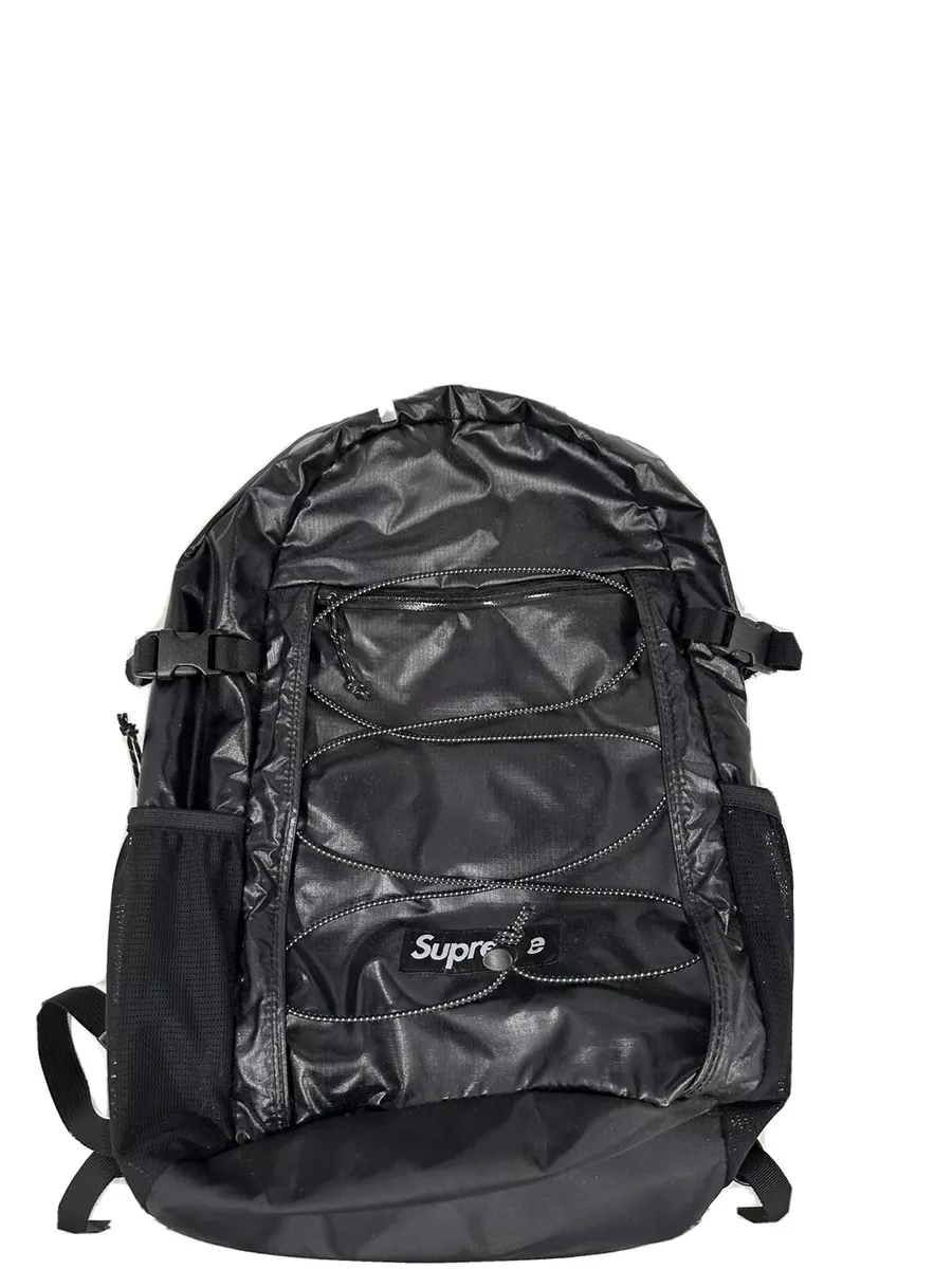 Supreme FW17 Backpack Black  Backpacks, Black backpack, Black bag