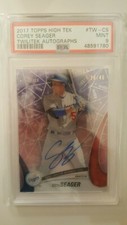 2017 Topps High Tek Corey Seager Card Mint 9