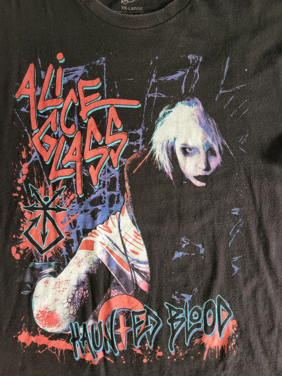 Vintage Alice Glass Haunted Blood cotton Shirt Unisex Concert S to 