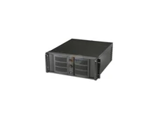 iStarUSA D-400 Black Aluminum / Steel 4U Rackmount Compact Stylish Chassis - Bla