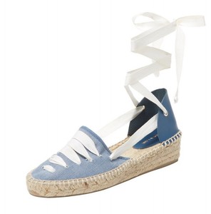 chambray espadrille wedges