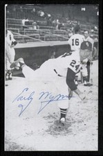 1959 POSTCARD POSTMARKED 8/7/59 EARLY WYNN AUTOGRAPH WHITE SOX WORLD SERIES AUTO