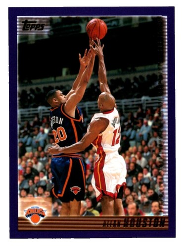 1997 Metal Universe Allan Houston Basketball Card #27 New York 