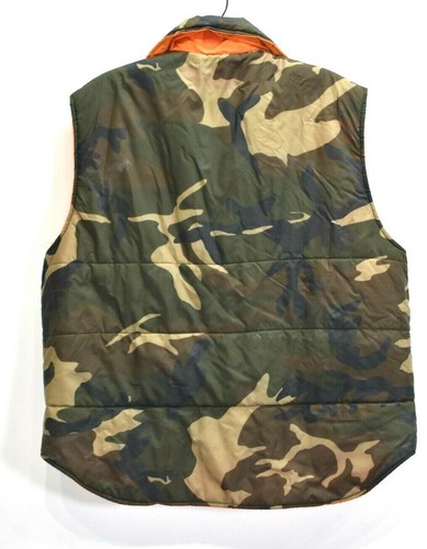 Winchester Mens Reversible Camo Hunting Sleeveless Full Zip Insulated Vest M - Picture 2 of 7