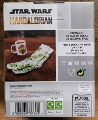 THE MANDALORIAN Tasse & Socken Set - Offizielles Star Wars Merchandise