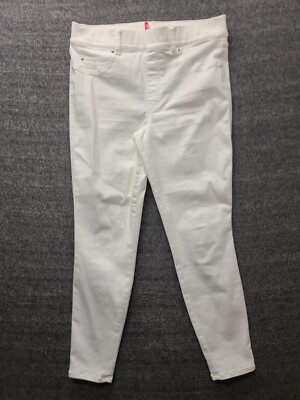 Spanx Jeans Womens L Regular Fit Ankle Cut High Rise Slimming Shapewear Jeggings