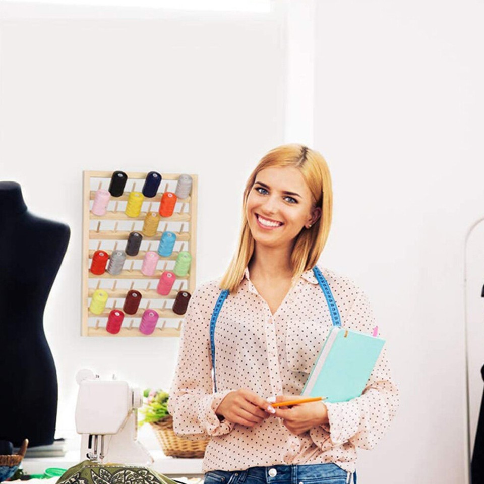 Stand Retenedor Embroidery Thread Holder Spool Storage Rack eBay