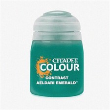 Aeldari Emerald Citadel Contrast Paint - Vibrant 18ml Pot f