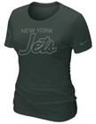 Nike Women’s New York Jets Script Tri Blend NFL Football Jersey Shirt XL