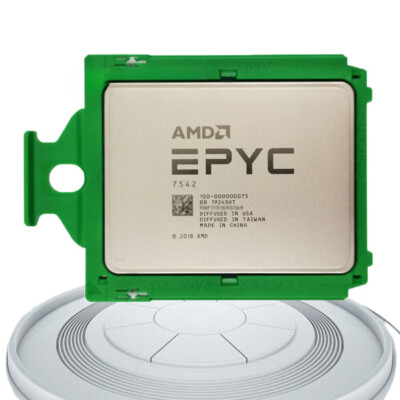 AMD EPYC 7542 cpu processor 2.9GHz up to 3.4GHz 32 cores 225w cpu | eBay