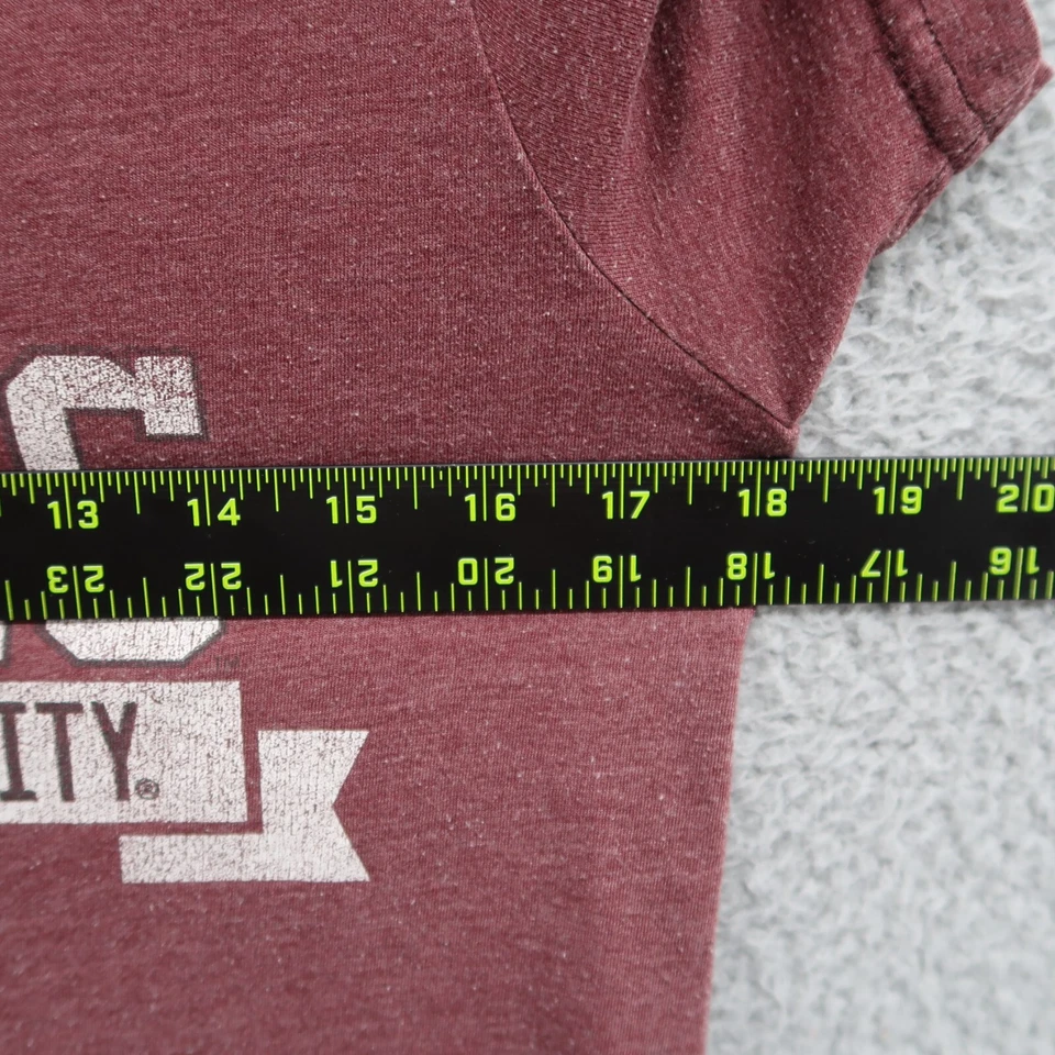 Футболка женская Texas A&M маленькая бордовая университетская футболка с коротким рукавом - Изображение 3 из 4