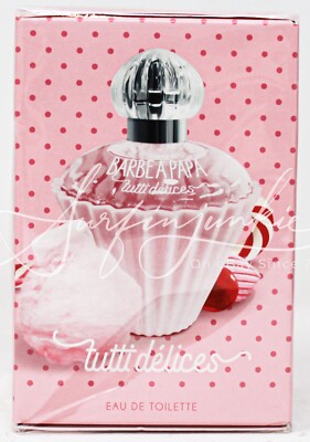 Lot De 2 Eaux De Toilette TUTTI Délices - Parfum Barbe à Papa (Barbie) - 50 Ml Chaque - Neuf