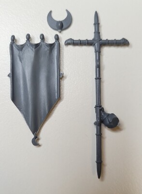 ARCHERS STANDARD BEARER FLAG + ARM High Elves BITS Warhammer Old World AoS