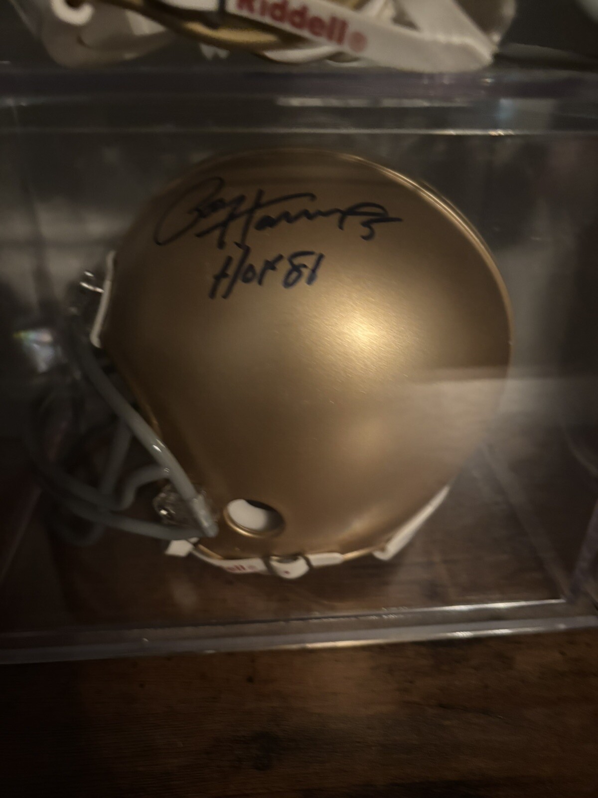 Paul Hornung Autographed Signed Notre Dame Fighting Irish AUTO MINI HELMET HOF JSA 