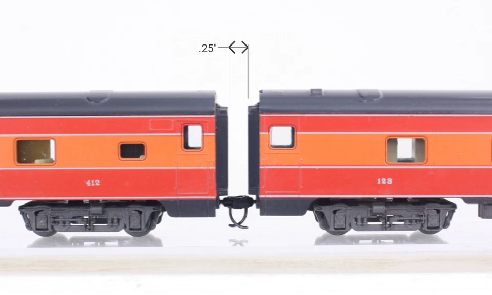 Rivarossi / AHM / IHC 4 Wheel Passenger Car Coupler Conversion Part HO Scale - Image 3 of 4