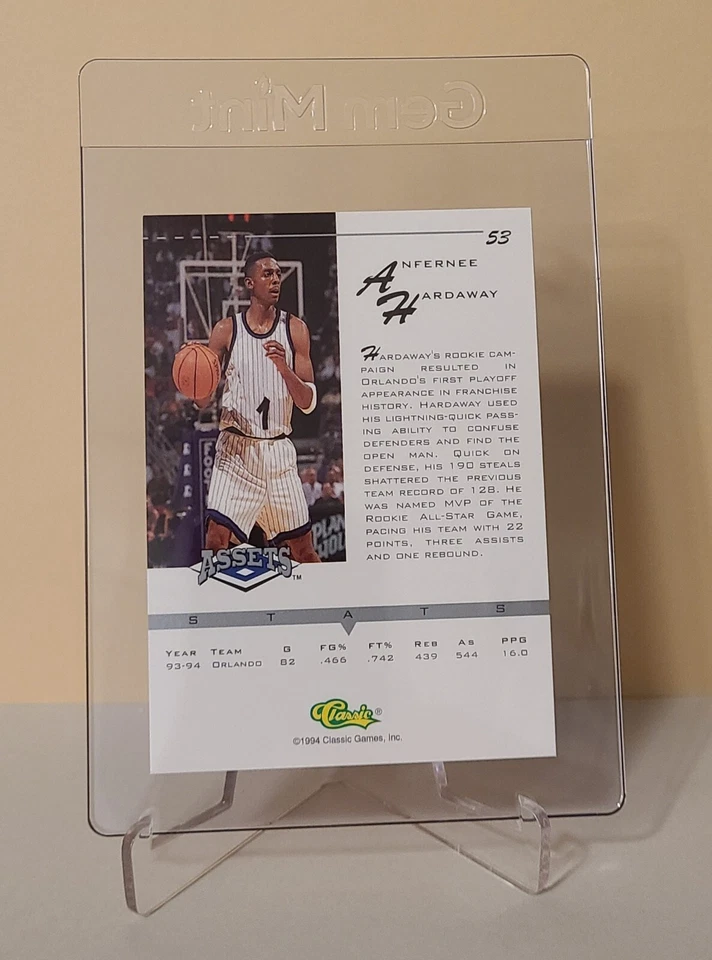 Anfernee Hardaway - 1994 Classic Assets - MINT  - Image 2 of 2