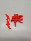 Vintage 1993 TMNT Robotic Bebop Complete Set of 2 Orange Accessories Weapons Lot
