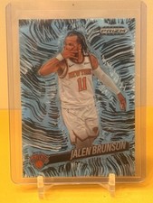 2021-22 Panini Black  Jalen Brunson Hand Painted Custom Art Card
