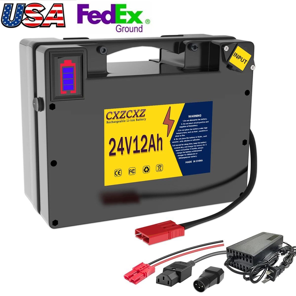 24V 5600mAh Paquet de Batterie au Lithium Rechargeable (Modèle 0010208