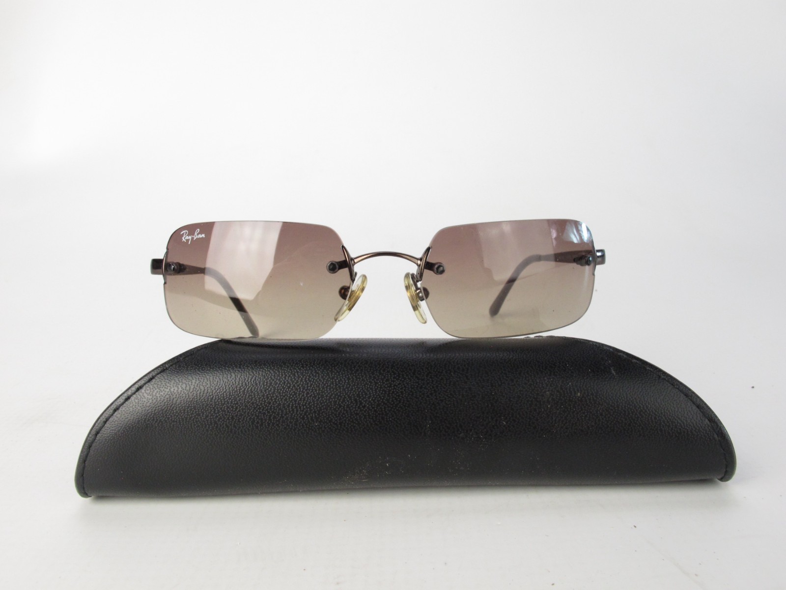 Ray-Ban RB3192 Rimless Rectangular Brown / Bronze… - image 1