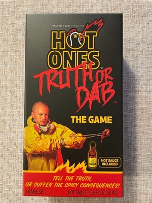 Hot Ones Truth or Dab The Game With Hot Sauce Brand New