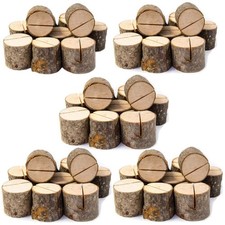 Rustic Wood Table Numbers Holder Wood Place Card Holder Party Wedding Table N...