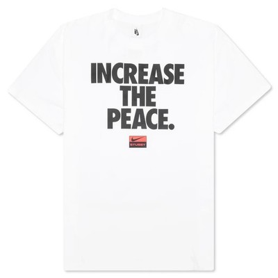 Nike Stussy Increase The Peace Tee White