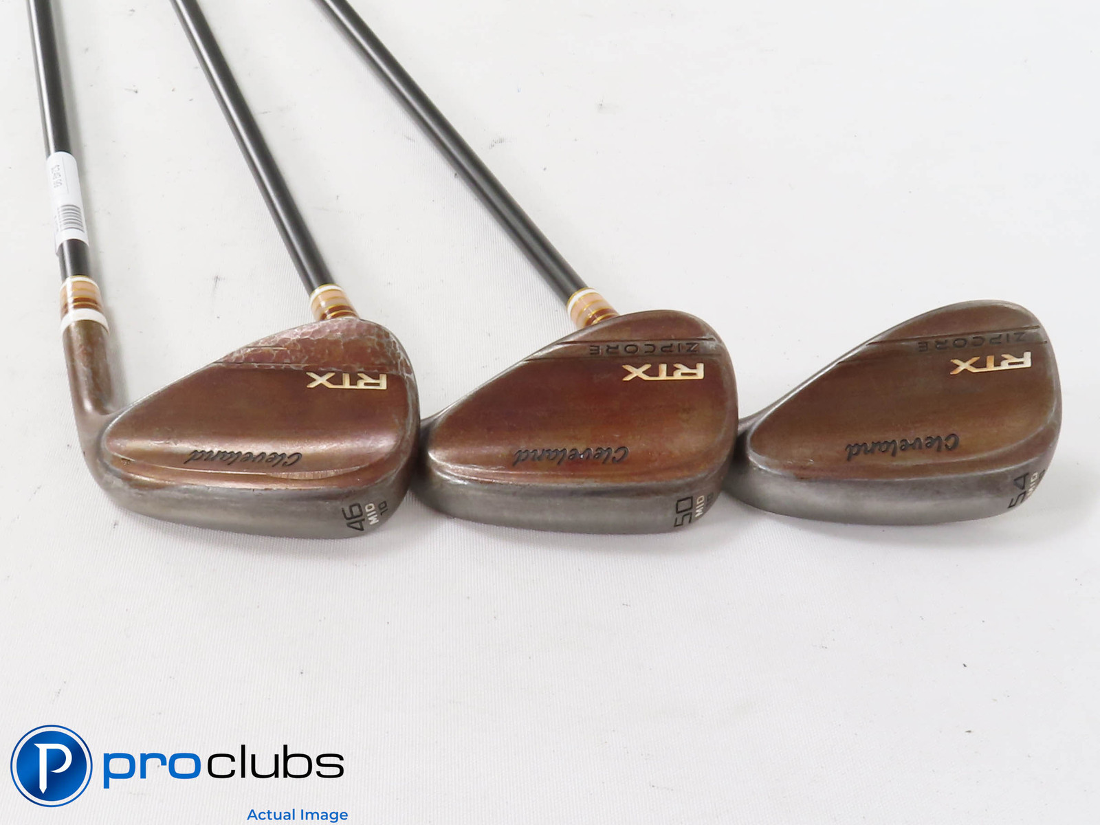3pc Cleveland RTX RAW (Tour Rack) WEDGES 46*,50*,54 3pc Cleveland RTX RAW (Tour Rack) WEDGES 46*,50*,54