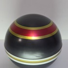 Empty Poké Ball Style Metal Tin Card Storage Case 2-Piece Black/Red/Gold/White — photo 2