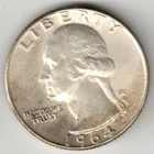 1964 Washington Silver Quarter